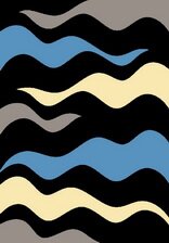 Ковер ART Nig 1002A/black/blue/2,4*4,5